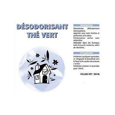 DESODORISANT INTANTANE AU THE VERT ET CITRON DE 405 ML